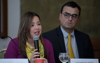 Viceminista de Comercio Exterior, Laura Valdivieso Jiménez.