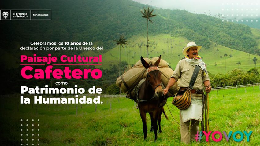 Paisaje Cultural Cafetero de Colombia cumple 10 años como Patrimonio Mundial.