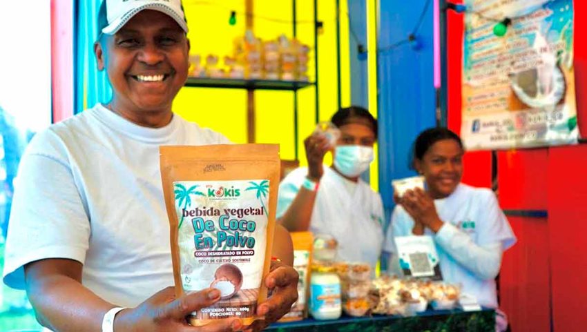 Comunidades mostrando su gastronomía en ferias