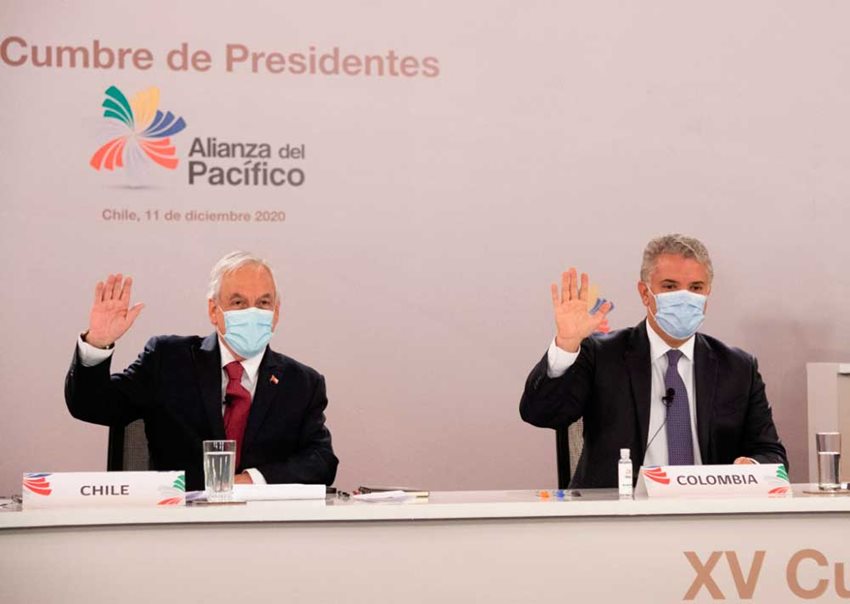 El traspaso de la Presidencia de la Alianza se dio durante la XV Cumbre de Presidentes.