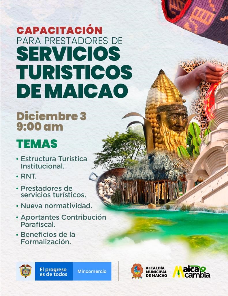 evento Jornada de capacitación para prestadores de servicios turísticos de Maicao