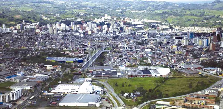 Fotografía panorámica de Pereira y Dosquebradas.