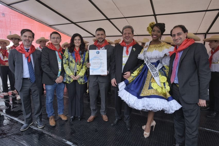 En el acto también estuvieron presentes el Viceministro de Turismo y la presidenta de Fontur.