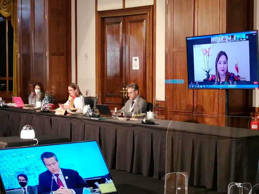 Los viceministros revisaron el avance de los compromisos en las diferentes áreas.