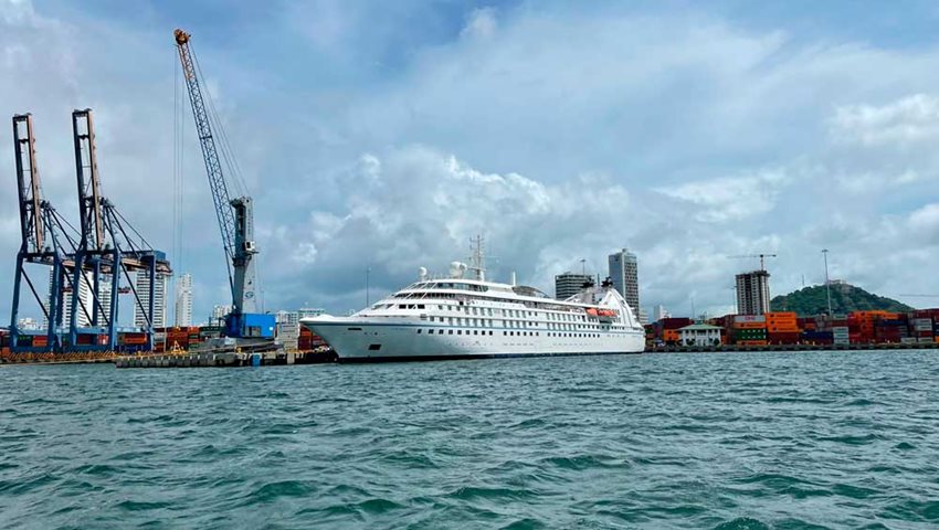 Se reactiva la temporada de cruceros con la llegada del primer barco a Cartagena.