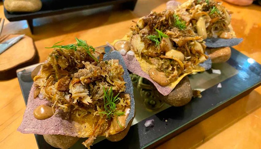 Plato típico de la cocina amazónica.