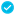 Icono de viñeta azul circular en el contenido