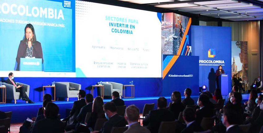 Intervención de la ministra Lombana durante el Colombia Investmet Summit 2021.