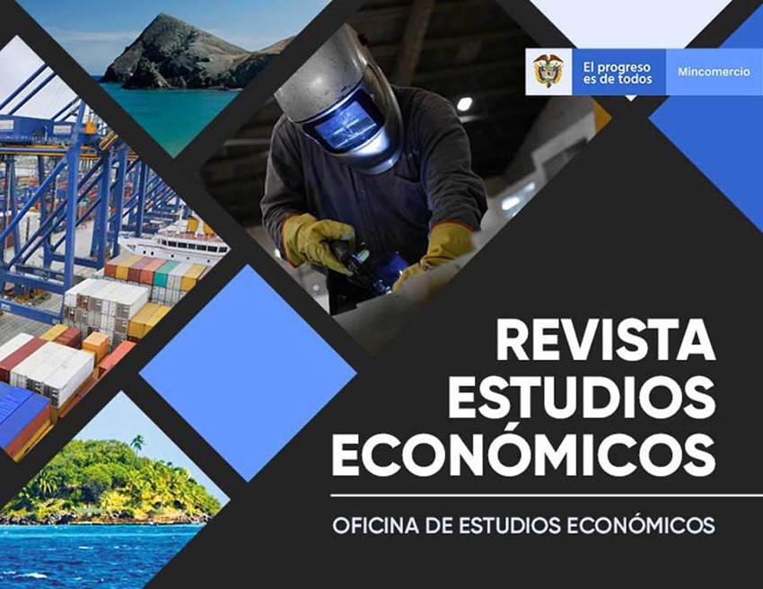 Portada de la Revista Estudios Económicos 2021 de la Oficina de Estudios Económicos de Mincomercio.