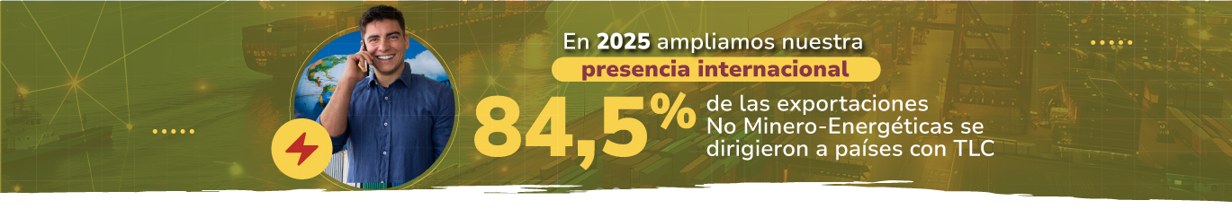 Presencia Internacional de las Exportaciones No-Minero Energéticas