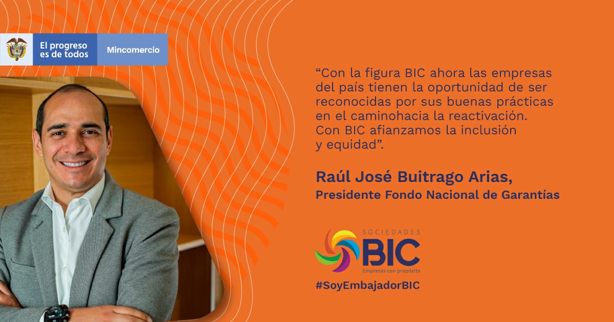 Raúl José Buitrago, presidente del Fondo Nacional de Garantías (FNG).